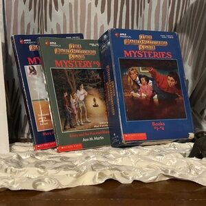 Vintage Babysitters Club Mystery Books Gift Set 1-4 Also Includes 9&13